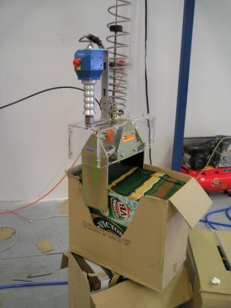 Loading Beer Cartons into a High Speed Carton Erector