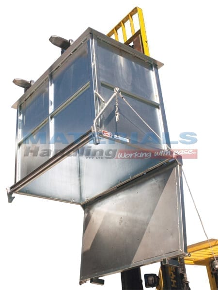 MWDS Drop Bottom Waste Bins