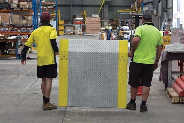 Aluminium Dock Plate with carry handles