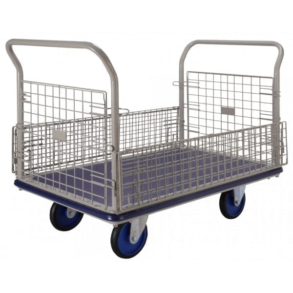 BNG407 OPEN Prestar Platform Trolleys – Removeable Mesh Sides