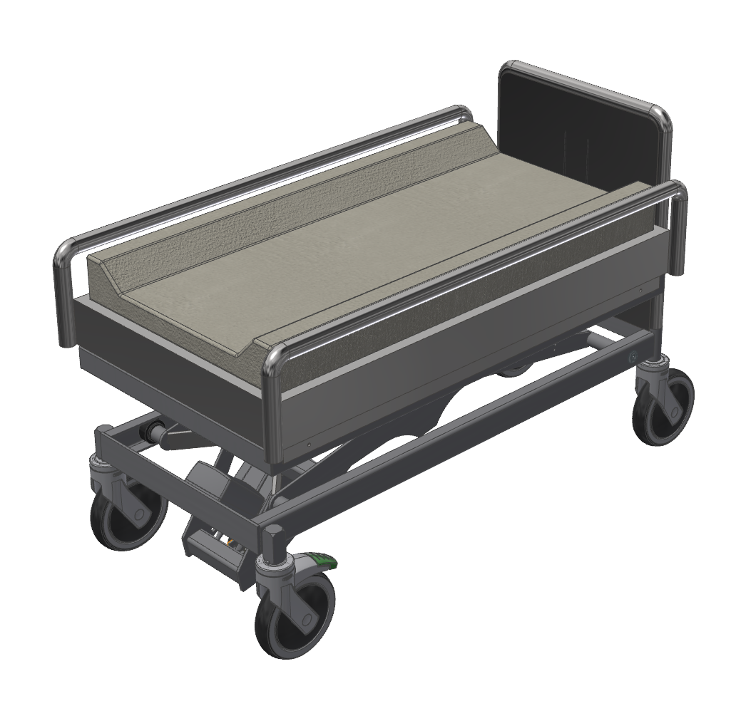 Baby Change Table height adjustable DC Powerlift (2)