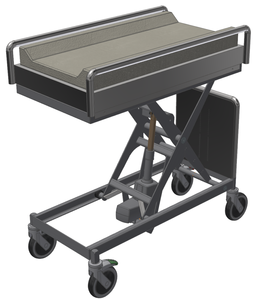 Baby Change Table height adjustable DC Powerlift (3)