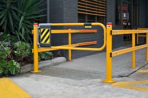 Ball Fence Swing Gate Application