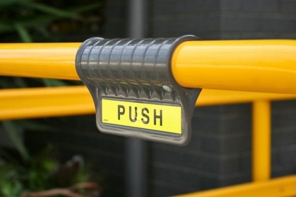 Ball Fence Swing Gate Push Handle