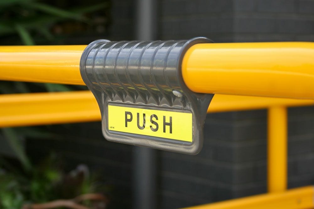 Ball Fence Swing Gate Push Handle