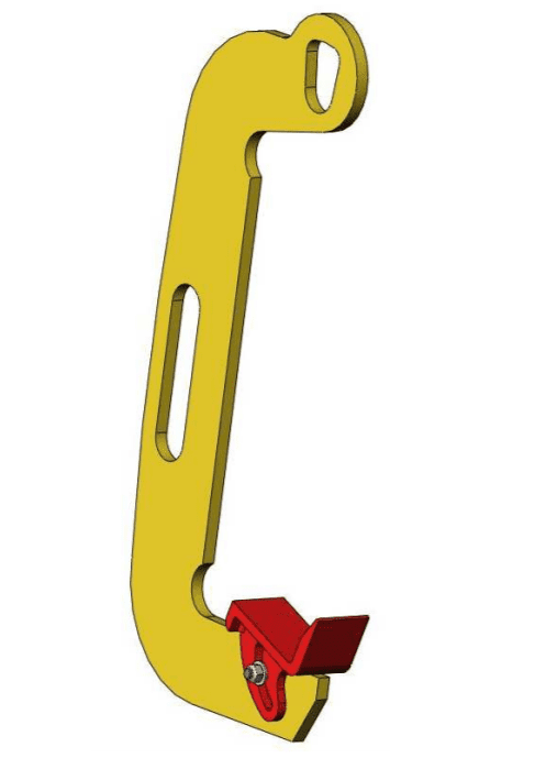 CR C hook for lifting and turning coils