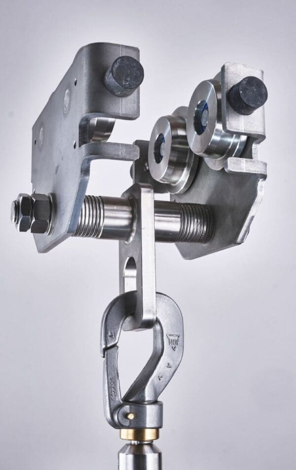 Chain Hoists Air Powered JDN Mini Food Grade Stainless Steel Trolley