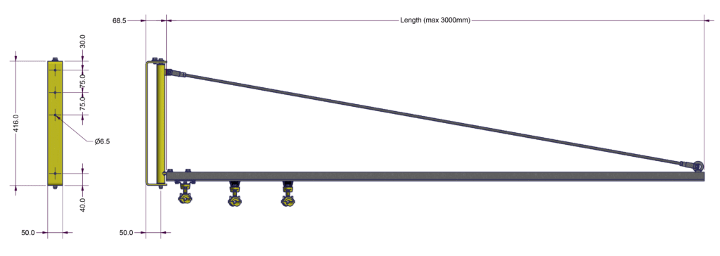 Charging Station Jib Arm CATENARY JIB 221005