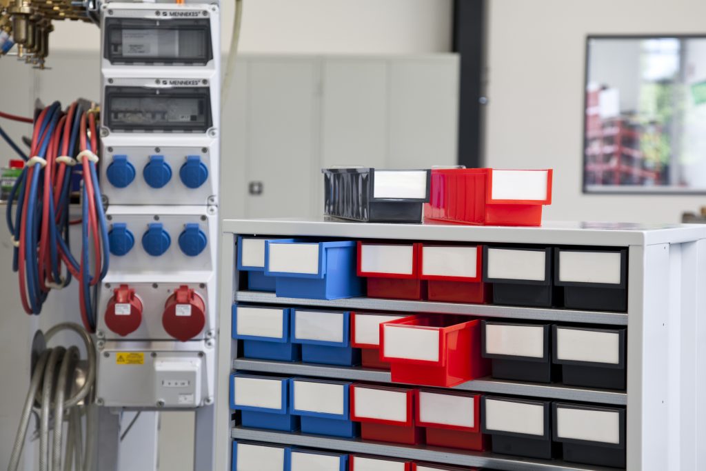 Coloured Bin Cabinets