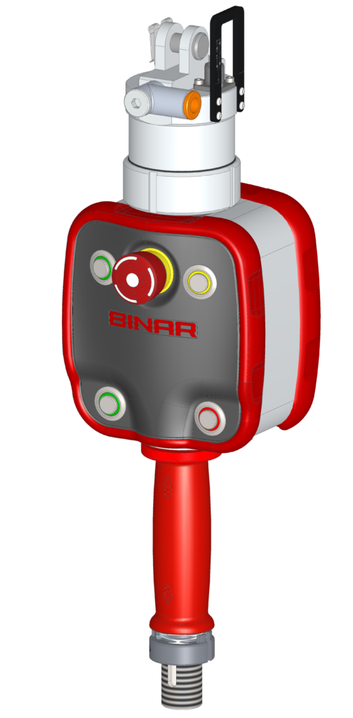 Control Handle with pneumatic valve