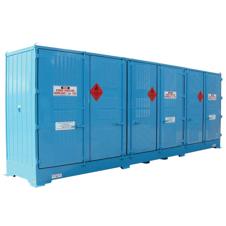 DPR12BB Outdoor Dangerous Goods Store IBCs closed