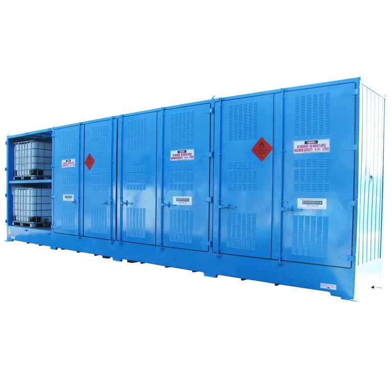 DPR16BB Outdoor Dangerous Goods Store IBCs closed