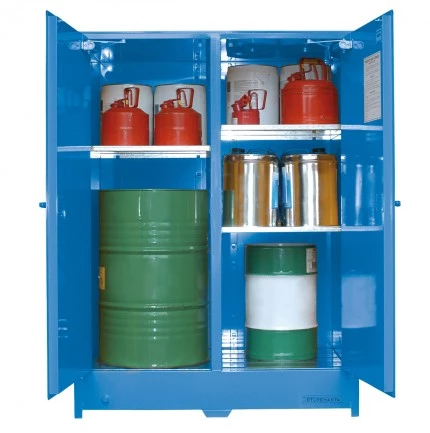 DPS4508 Heavy Duty Dangerous Goods Storage Cabinets open 2