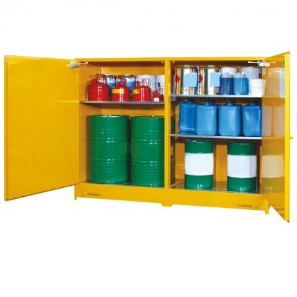 DPS850 Heavy Duty Dangerous Goods Storage Cabinets open