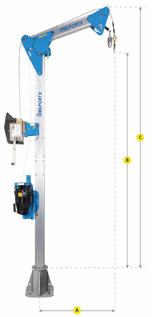 Davit Crane Aluminium PortX Davit