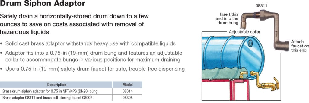 Drum Siphon Adaptor