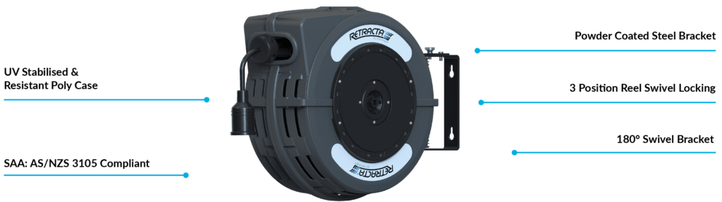 Electrical Cable Retractable Reels C1EC10A20D AU