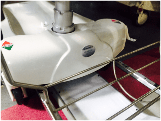 Evo Bed Mover and Crescent Trolley attaches easily