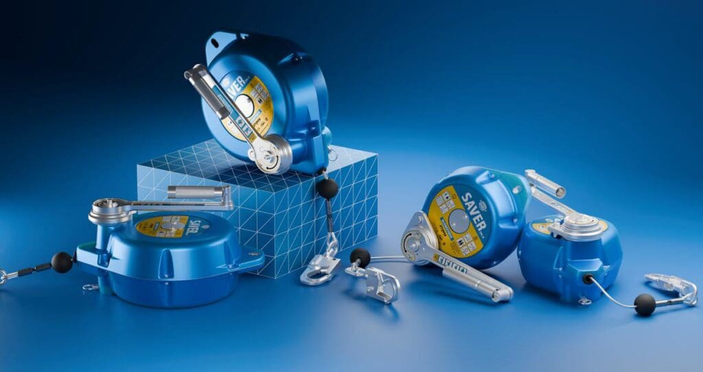 FALL ARRESTER WITH RESCUE MECHANISM SRL R 'SAVER'