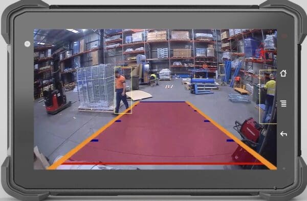 Forklift Pedestrian Safety Alarm and Camera Monitor