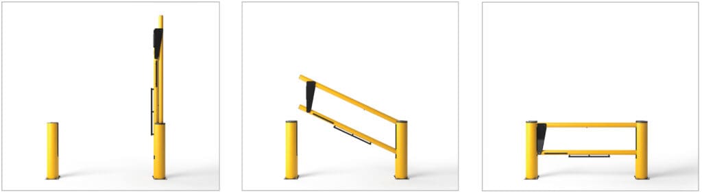 Loading Dock Gate Safety Barrier