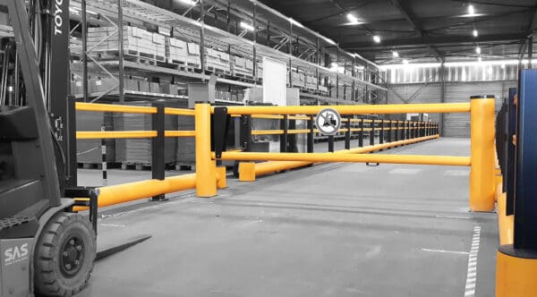 Loading Dock Gate Safety Barrier