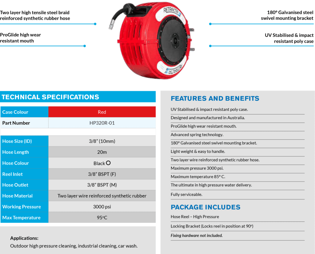 Hose Reels High Pressure Water