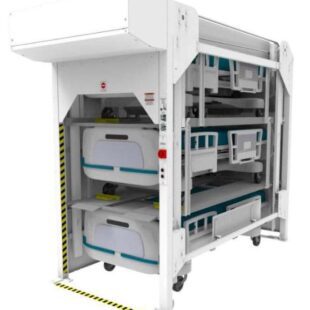 Hospital Bed Storage Creates Space for Casey Hospital