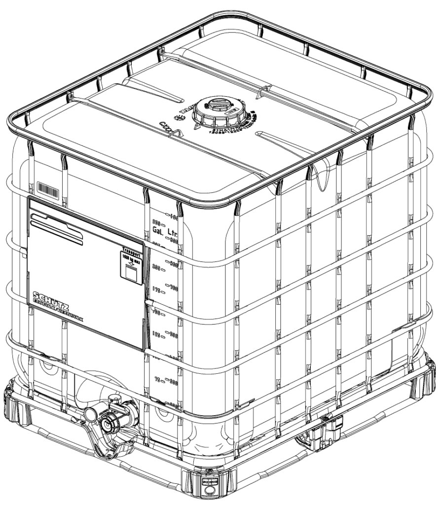 IBC Intermediate Bulk Containers 1000L IBC1000L (1)