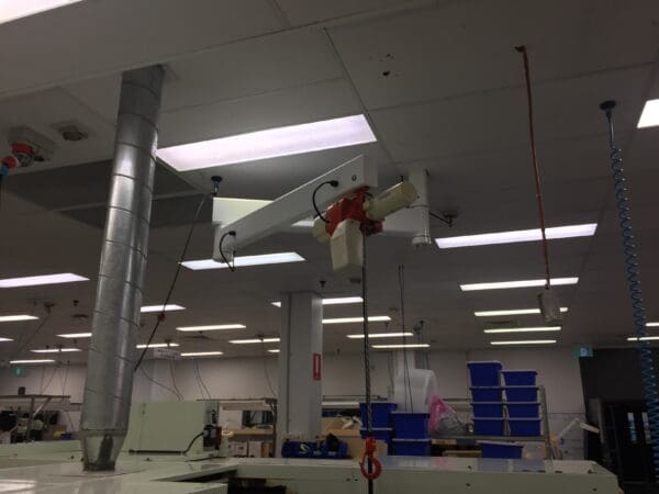 Jib Cranes Articulated Ceiling Mounted 1899 00 cook medical