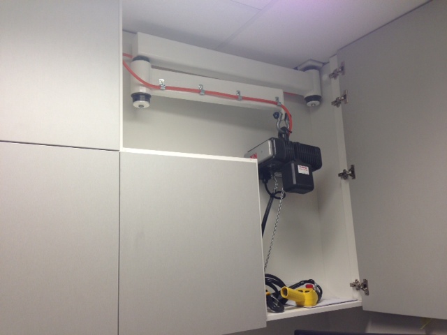 Jib Cranes Articulated Ceiling Mounted PET lab Townsville (1)