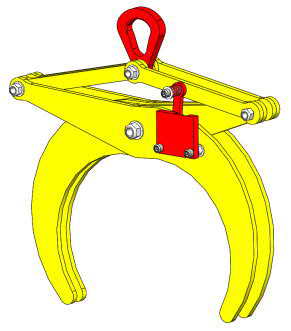 Lifting Clamp Scissor Grip Round RTA