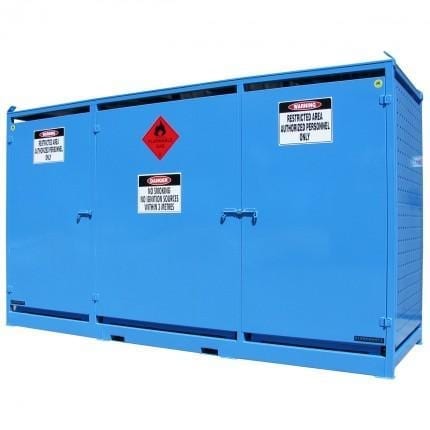 MG24SS Gas Cylinder Storage Cages closed