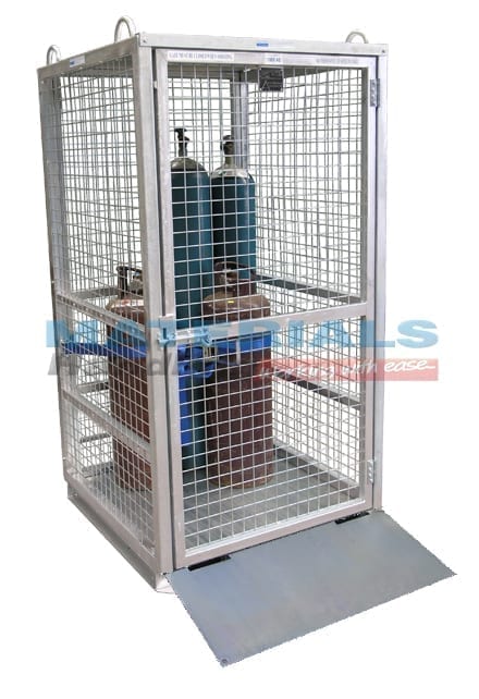 MGBCM2RPA Gas Cylinder Cage Secure with Ramp Assembled