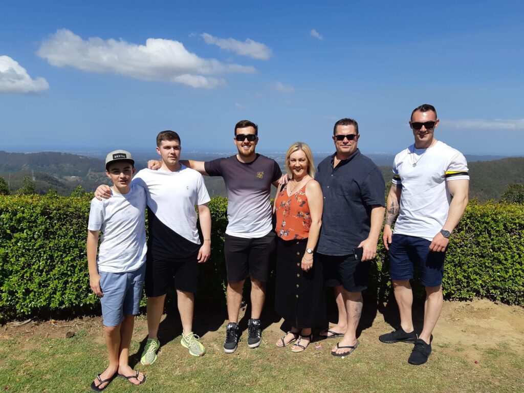 Materials Handing GM Gary Doherty with family