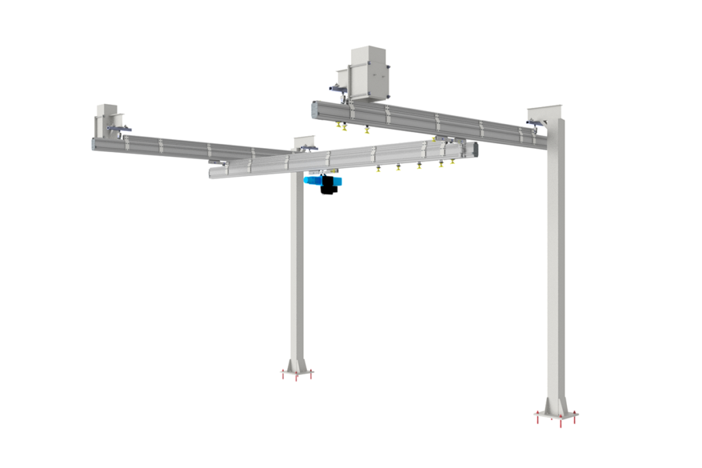 MechRail floor mounted support structure (1)