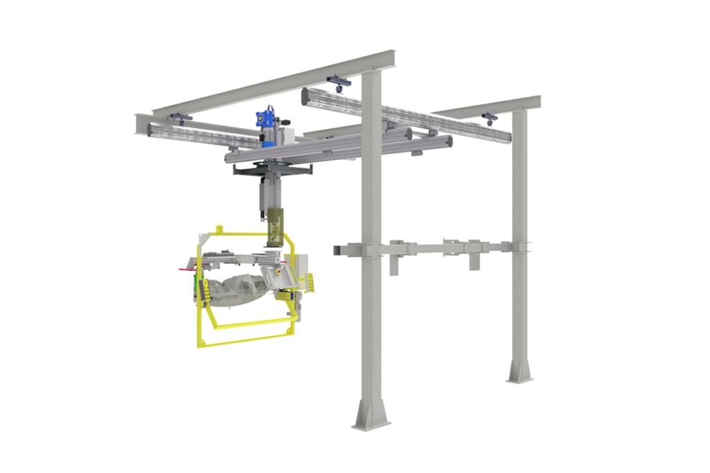 MechRail floor mounted support structure (2)