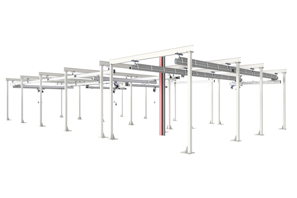 MechRail floor mounted support structure (3)