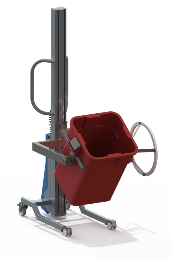 Multilift forward bin tipper