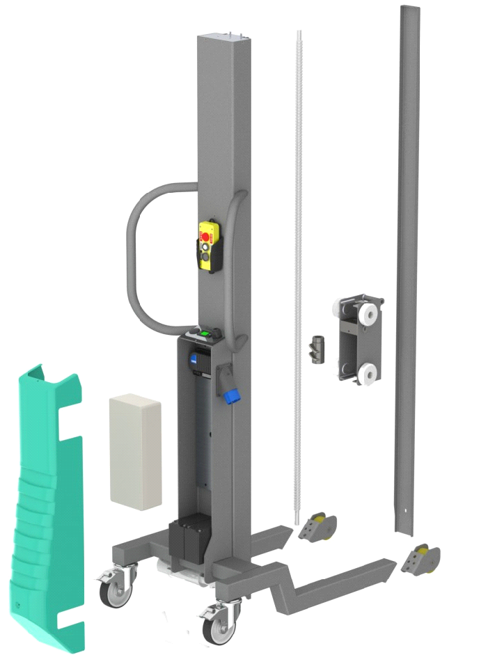 Multilift lifter exploded parts (2)