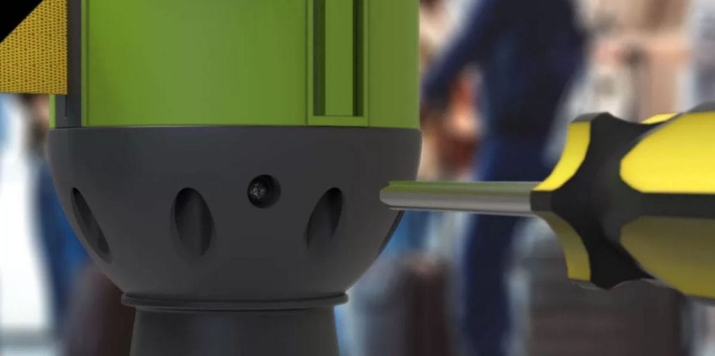 Pilot 10 M Retractable Barrier Anti Tamper Feature