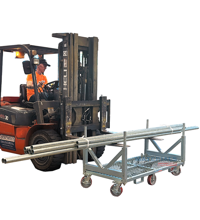 Pipe Trolley Storage Rack BAPV100 (4)