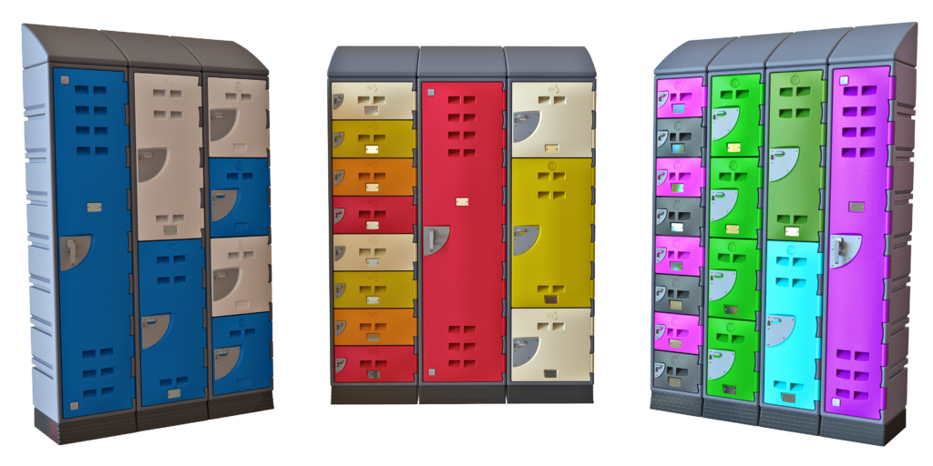 Plastic Lockers 2