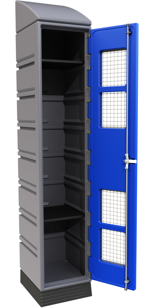 Plastic Lockers A8 Vented Door