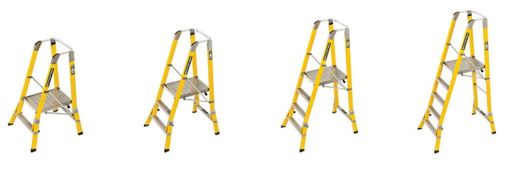 Platform Steps Folding Fibreglass models 1
