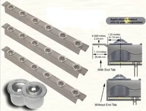 Pop Up Ball Transfer Strips