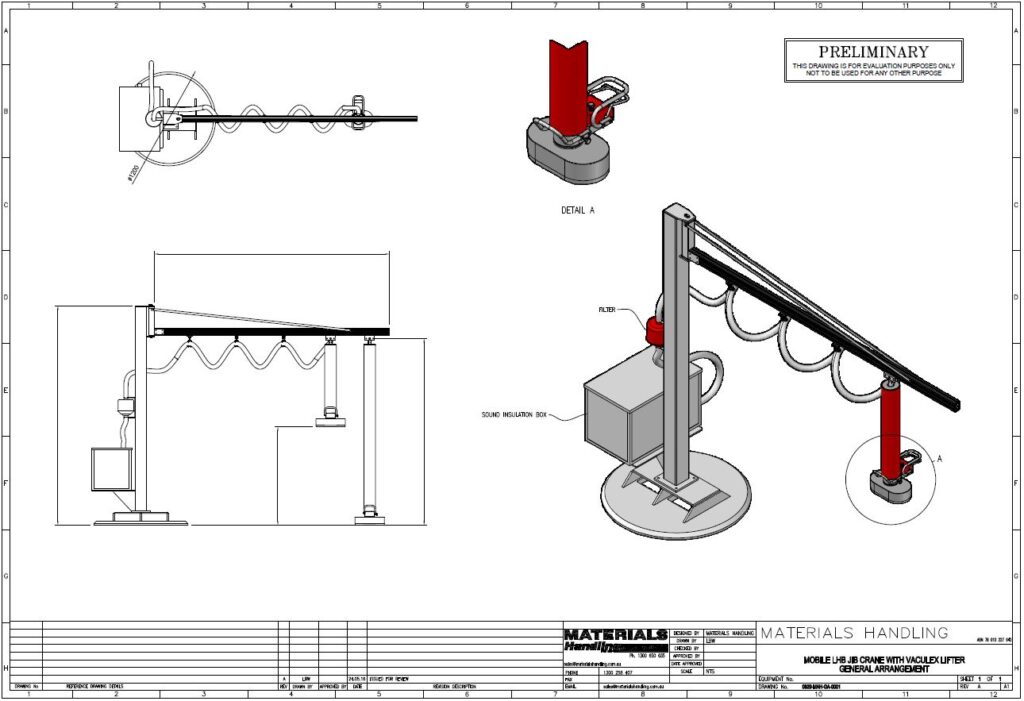 Portable vacuum lifter for bag handling GA