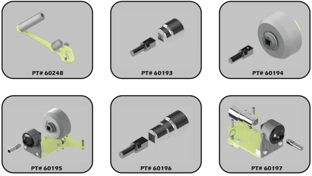 Pro Series Winch Personnel Tuff Built power drive parts