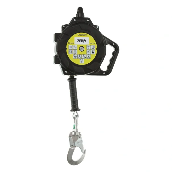 Retractable Wire Rope Lanyard with Snap Hook HR026