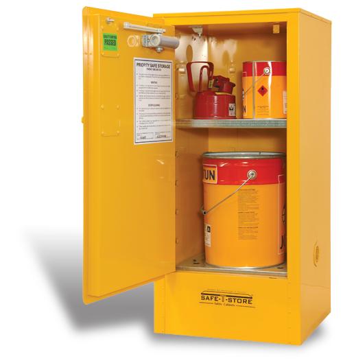 SC060 Indoor Dangerous Goods Storage Cabinets open